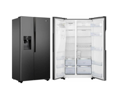 Lodówka Side by Side GORENJE NRS9182VB Kostkarka Czarna